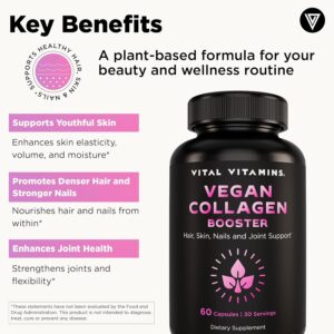 Vital Vitamins Vegan Collagen Booster -30 Days